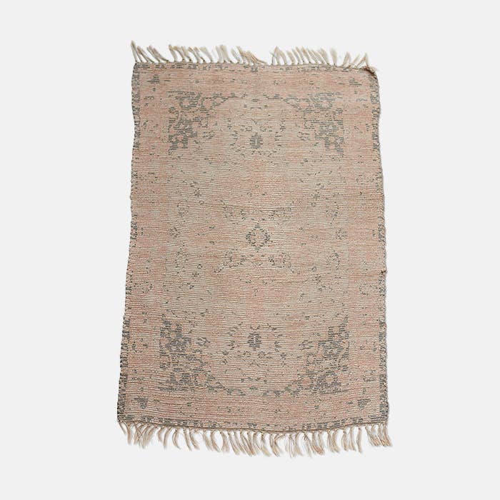 Abigail chenille vintage inspired jute 4x6 rug