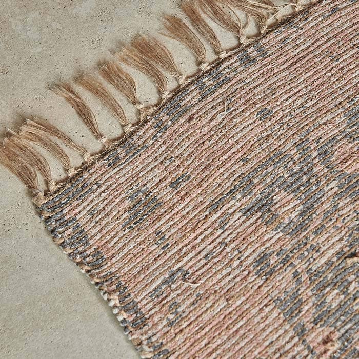 Abigail chenille vintage inspired jute 4x6 rug