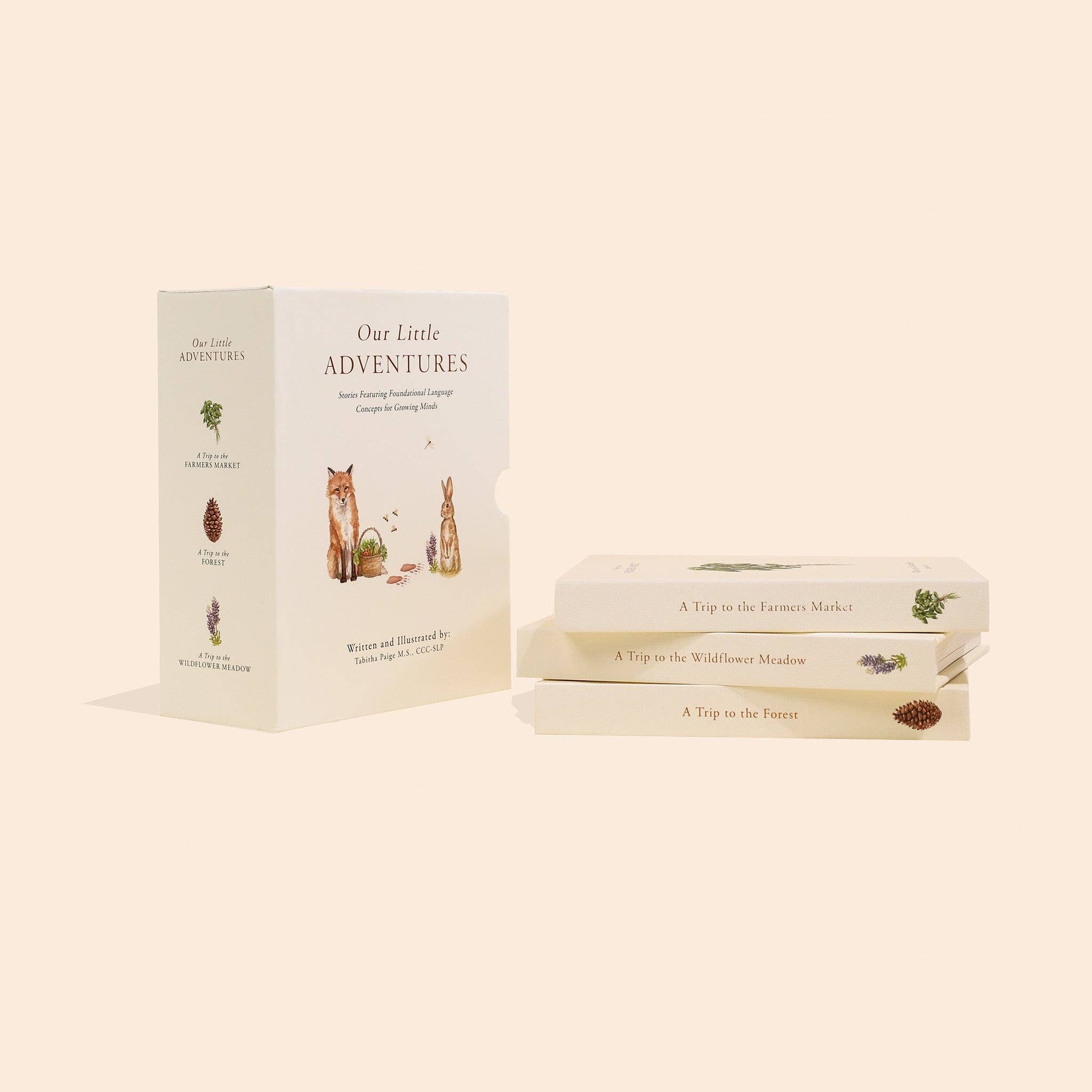 our little adventure box set, baby books, early learning
