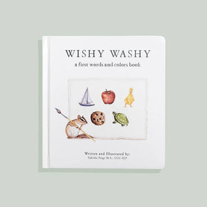 Wishy Washy, baby board book, early childhood learning, great baby shower gift