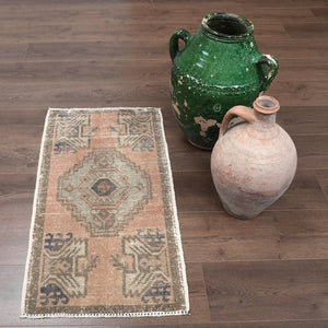 Rory Vintage Turkish Rug, 19x35"