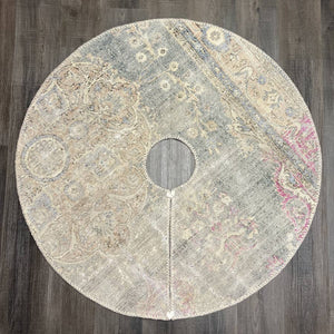 vintage turkish rug christmas tree skirt