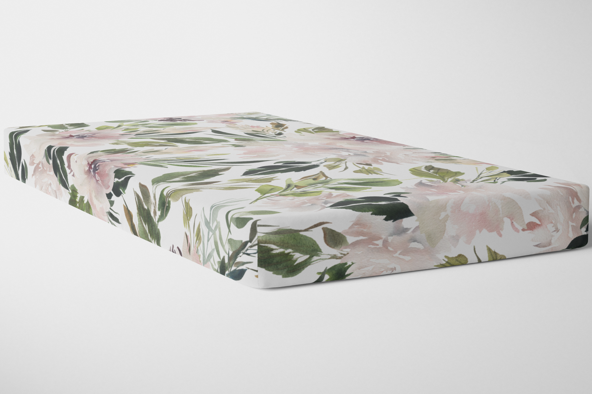 boo and rook agnes floral crib sheet soft modern watercolor floral baby girl nursery floral baby shower