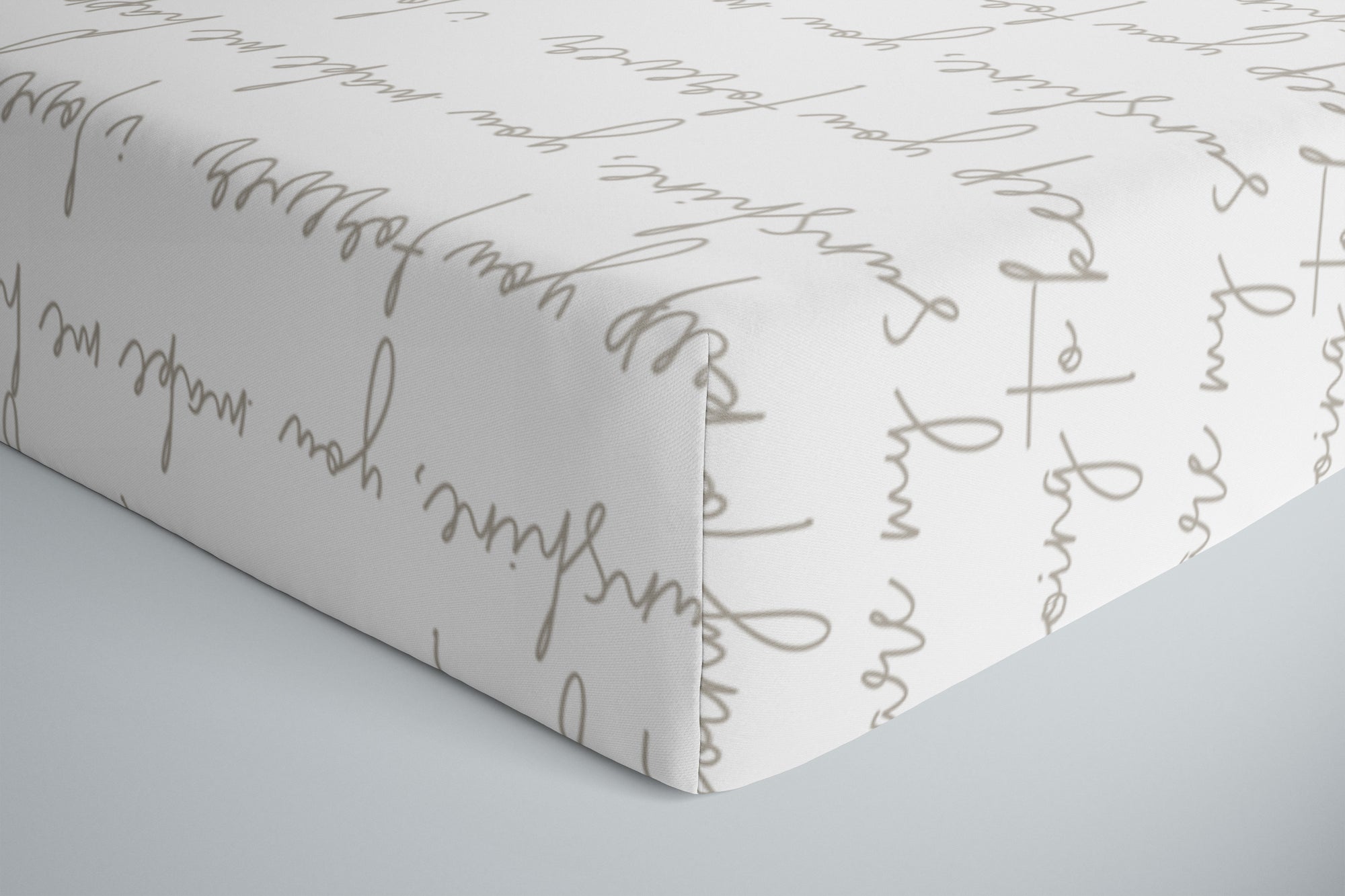 boo and rook, nursery decor for the modern mama, affirmation  collection, gender neutral crib sheet.