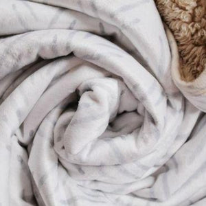 boo and rook minky and sherpa baby blankets boho modern herringbone, gender neutral nursery decor folded