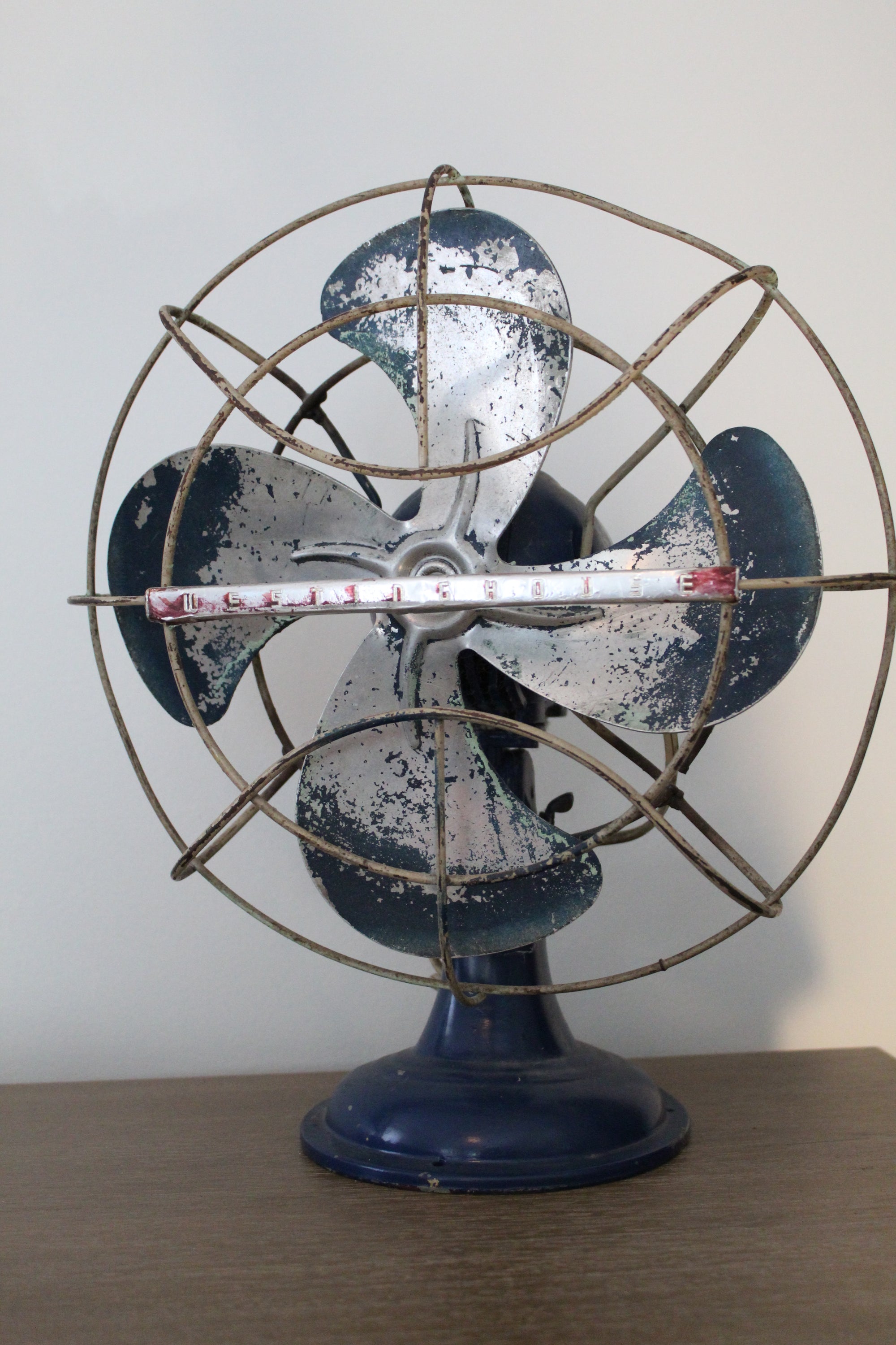 Boo and Rook, children's interiors studio featuring simple, beautiful and modern baby bedding and decor for your child's nursery and beyond, loved and found collection, vintage industrial fan, shelf decor, industrial, modern farmhouse,  modern nursery decor
