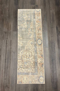 Vintage rug table runner