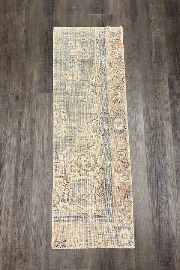 Vintage rug table runner