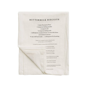 buttermilk biscuits recipe tea towel, holiday gifts