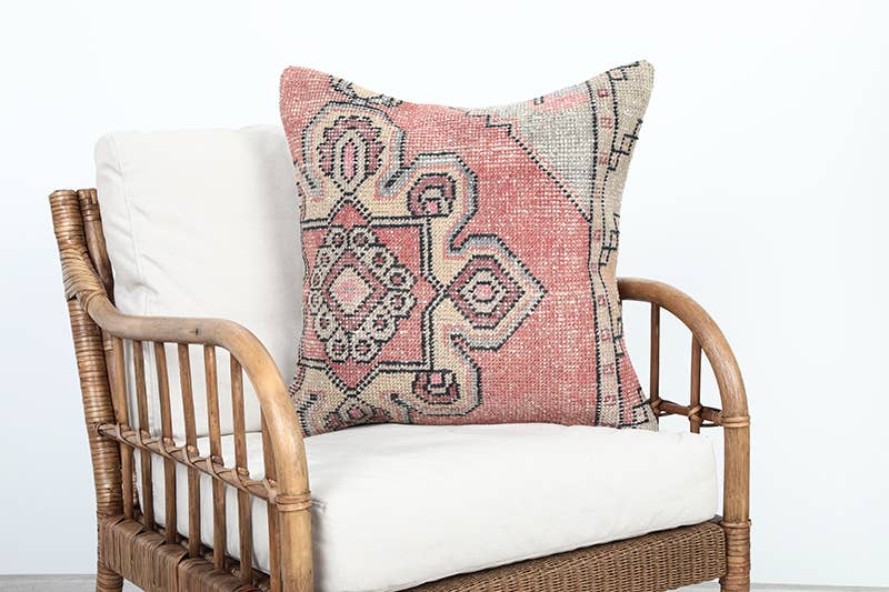 b and r home, vintage rug pillow cover collection