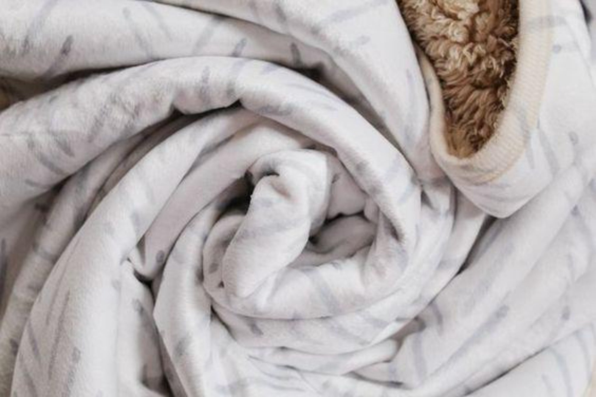 boo and rook minky and sherpa baby blankets boho modern herringbone, gender neutral nursery decor folded